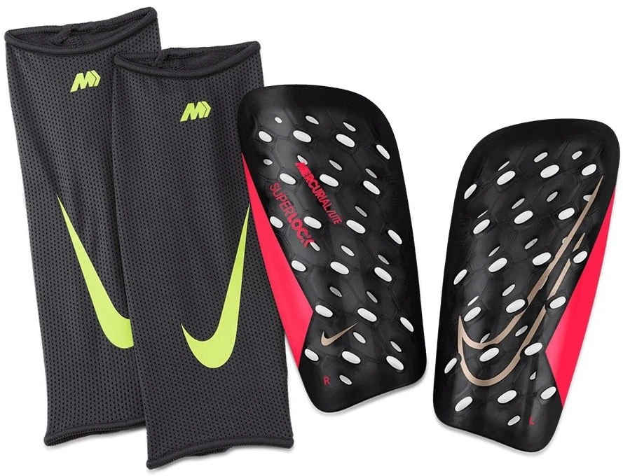 Futbolo apsaugos Nike Mercurial Lite SuperLock juoda DN3609 010 (L)