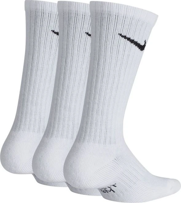 Nike Performance Cushioned Crew 3P Jr SX6842 100 kojinės