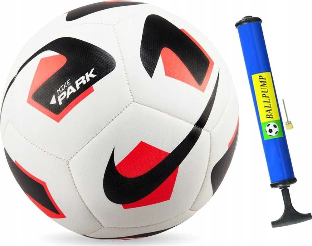 Futbolo kamuolys Nike Park Team 2.0 balta ir-juoda-oranžinė DN3607 100 (3)