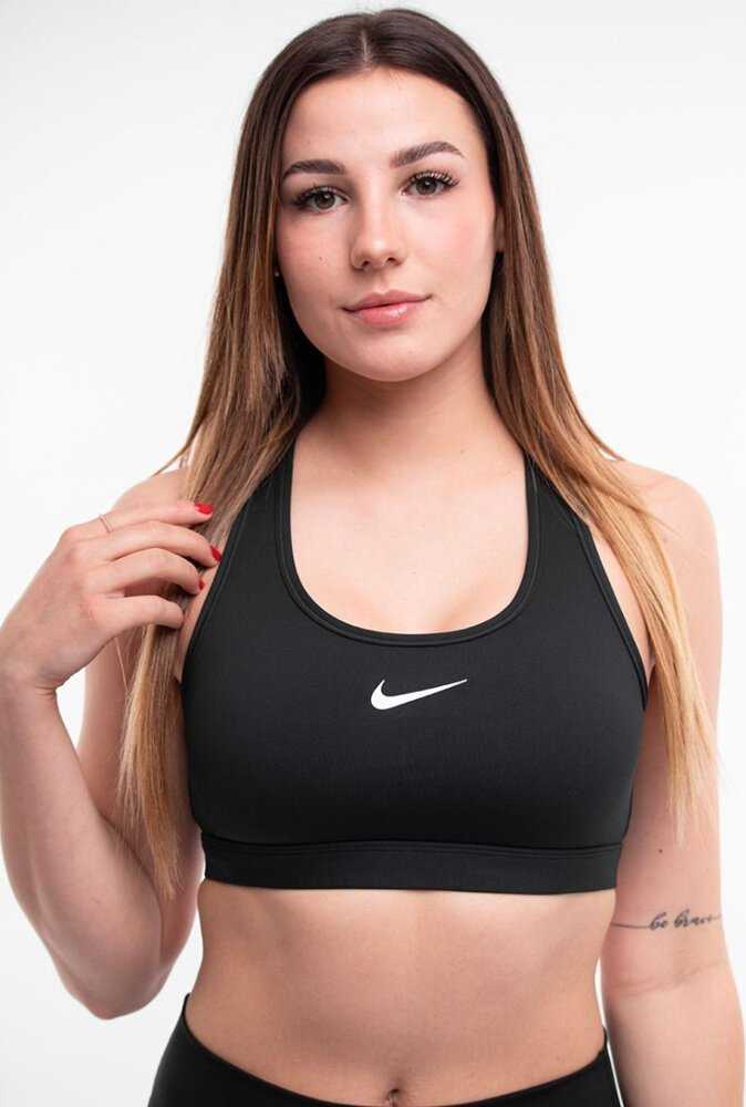 Sportinė liemenėlė Nike Swoosh Nesium Support juoda DX6821 010 (L)