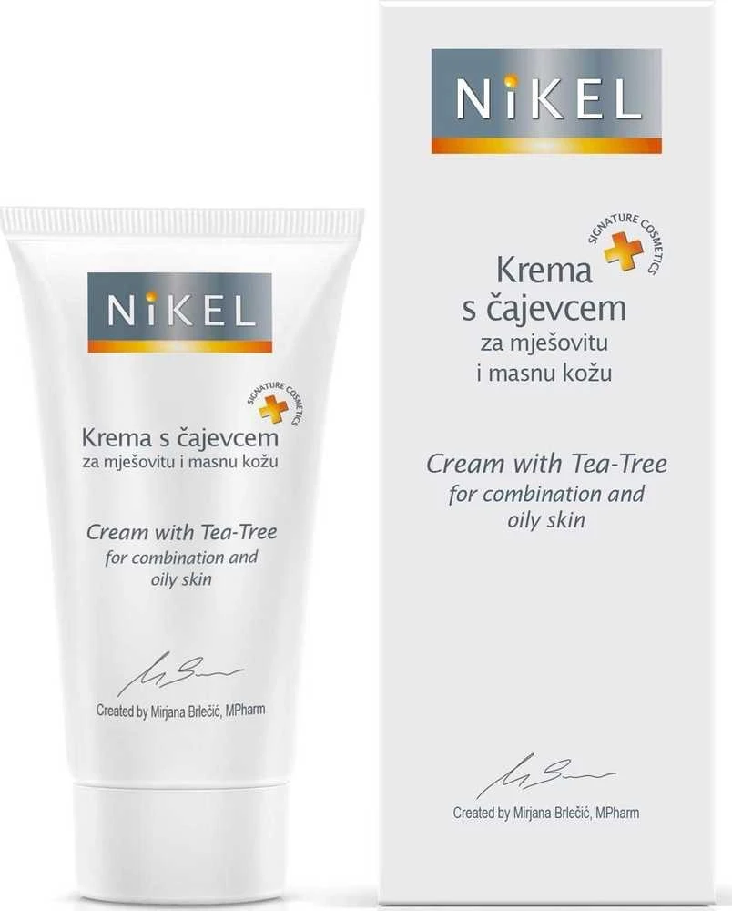 Nikel kremas spuoguotai odai su žaliąja arbata, 50ml