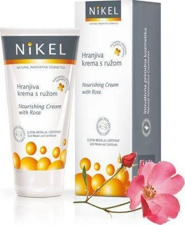 Nikel NIKEL, Maitinamasis veido kremas su rože, 50ml