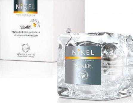Nikel Nikelift kremas nuo raukšlių su apelsinų, nemirtingų gėlių žiedais, sezamų aliejumi ir vitaminu. E, 50 ml