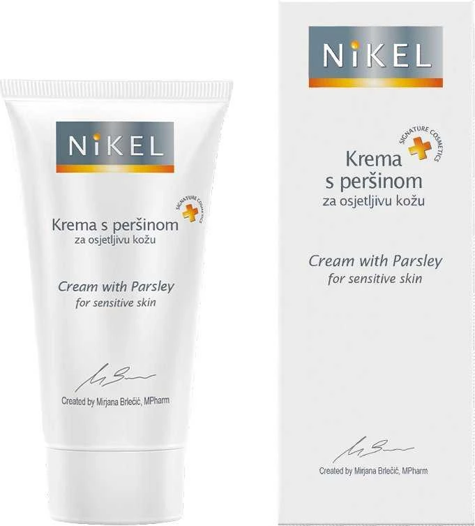Nikelio raminamasis kremas jautriai odai su petražolėmis, 50ml
