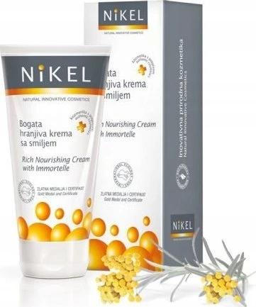 Nikel Rich maitinamasis kremas su Immortelle gėlių ekstraktu 50ml