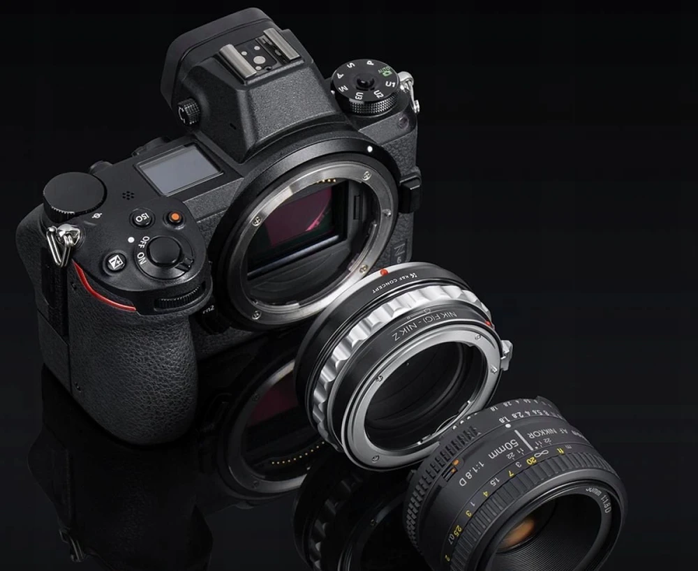 „K&F Concept“ objektyvo adapteris-redukcija iš Nikon G AF-S į Nikon Z Z-mount / KF06.369 / Nik F(g) - Nik Z