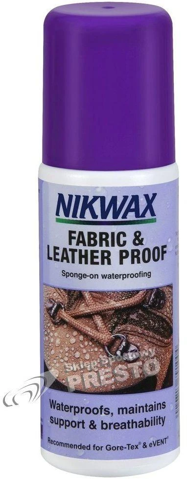 Avalynės impregnavimo priemonė Nikwax FABRIC&LEATHER PROOF 125ml
