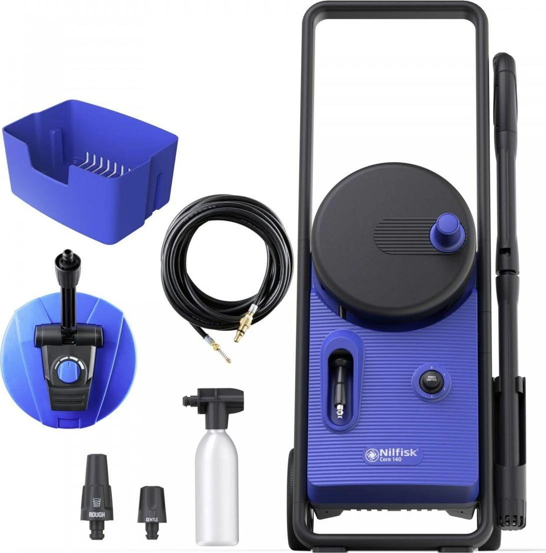 Mėlyna Nilfisk Core 140-6 PowerControl - PDB EU pressure washer Upright Electric 474 l/h 1800 W Mėlyna
