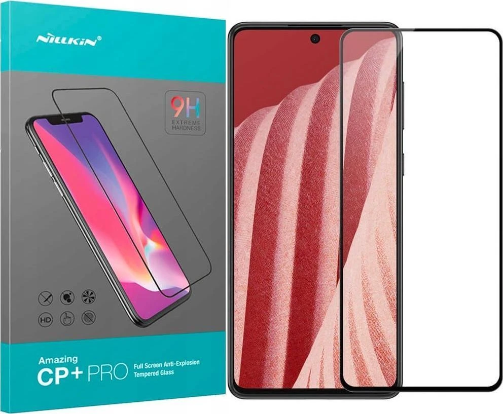 Nillkin CP+PRO ultra-thin full-screen apsauginis stiklas with 0.2 mm frame 9H Samsung Galaxy A73 juodas