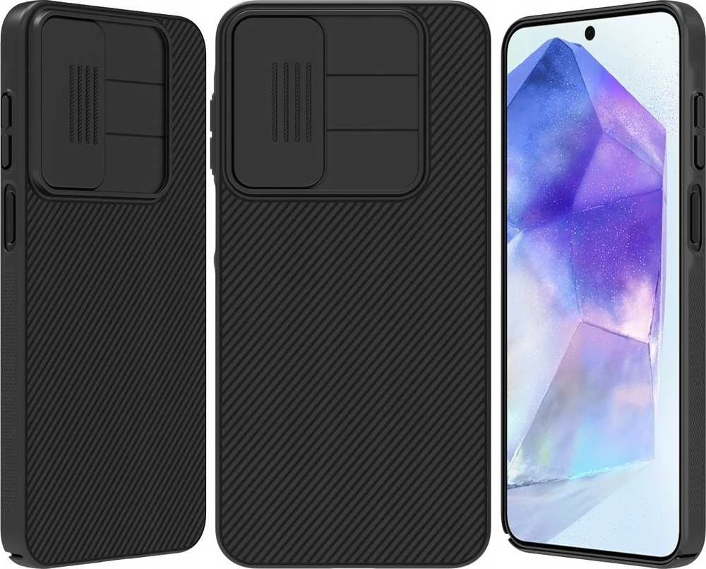 Nillkin CamShield Hard Samsung Galaxy A16 4G/5G dėklas telefonui juodos spalvos