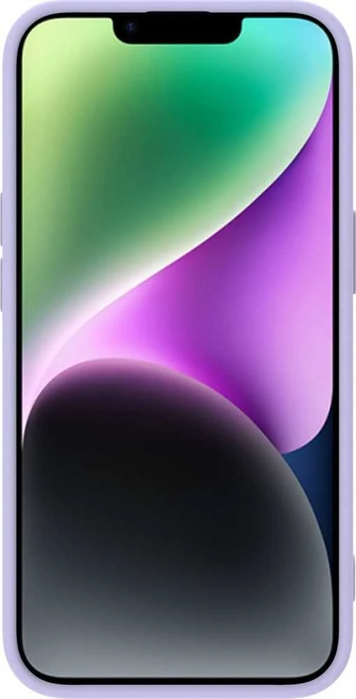 Dėklas Nillkin CamShield Silky Magnetic Silicone Apple iPhone 14 Plus šviesiai violetinis