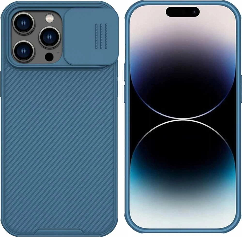 Dėklas Nillkin CamShield Pro Apple iPhone 14 Pro Max mėlynas