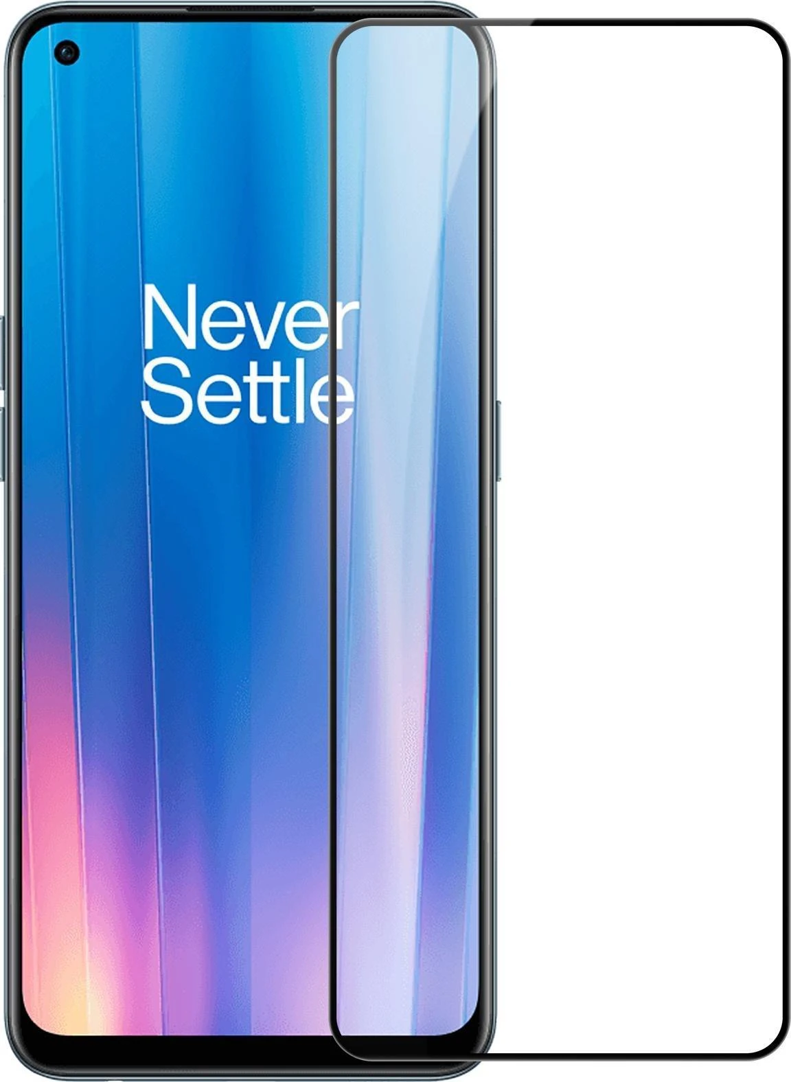 Nillkin CP+PRO ultra-thin full-screen apsauginis stiklas with 0.2 mm frame 9H OnePlus Nord CE 2 5G juodas
