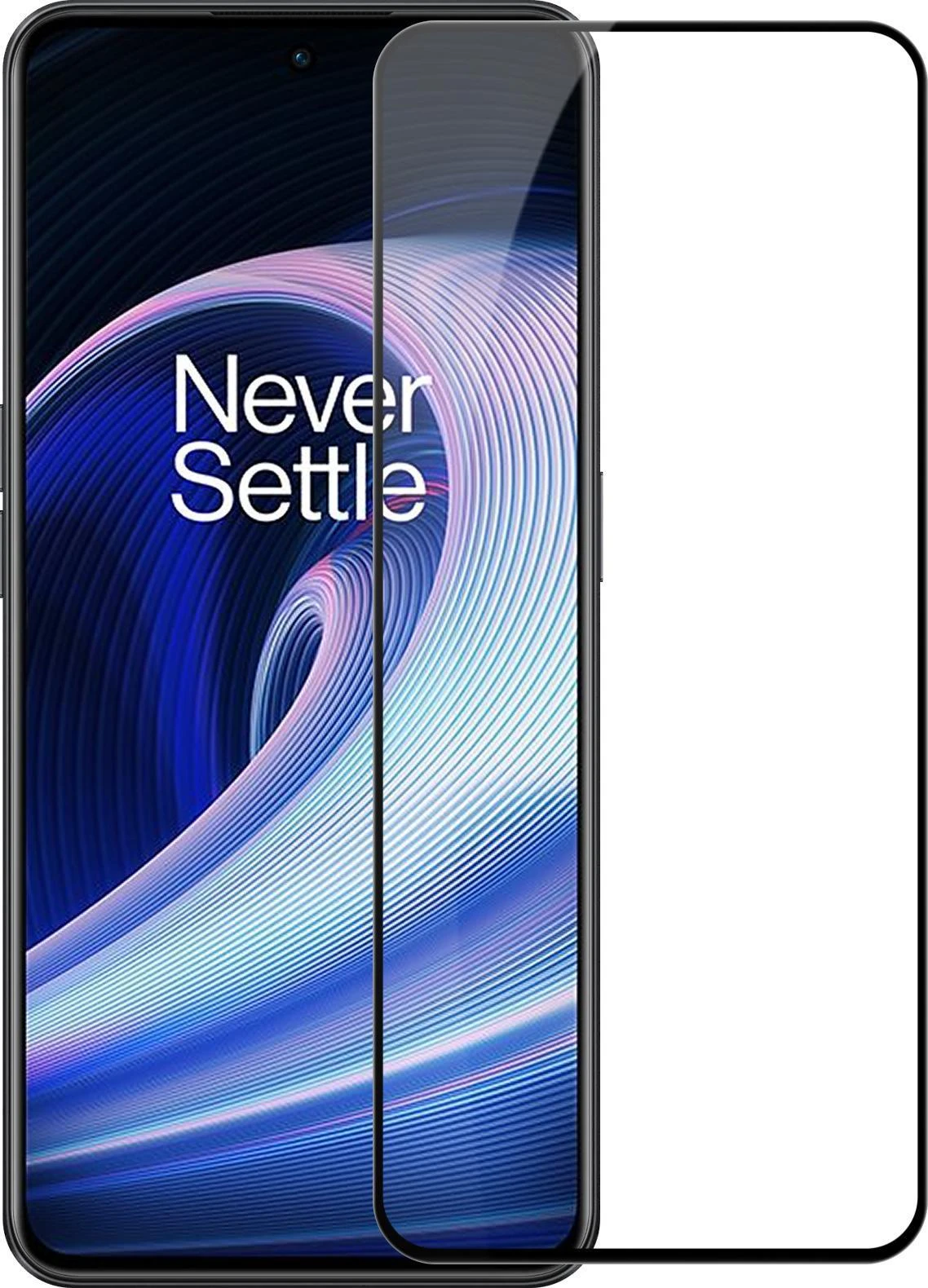 Nillkin CP+PRO ultra-thin apsauginis stiklas the entire screen with a 0.2 mm frame 9H OnePlus Ace juodas