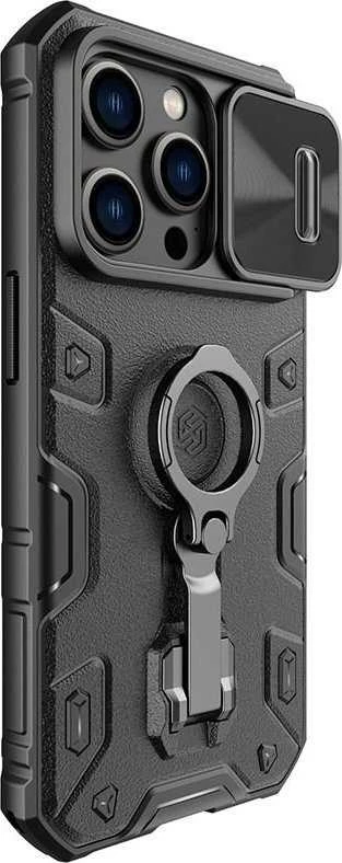 Nillkin CamShield Armor Pro dėklas, skirtas iPhone 14 Pro (juodas)