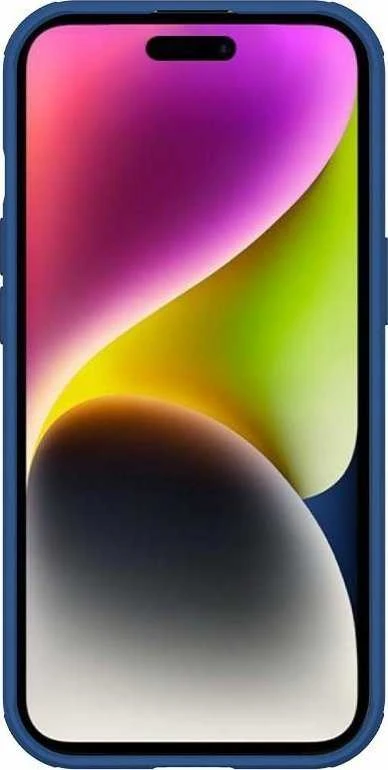 Dėklas Nillkin CamShield Pro Apple iPhone 15 Plus mėlynas