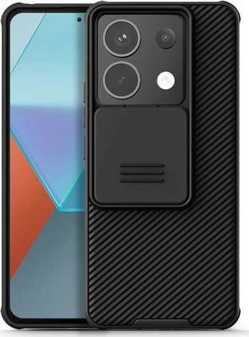 Xiaomi Redmi Note 13 Pro 5G Nillkin CamShield Pro dėklas telefonui juodos spalvos