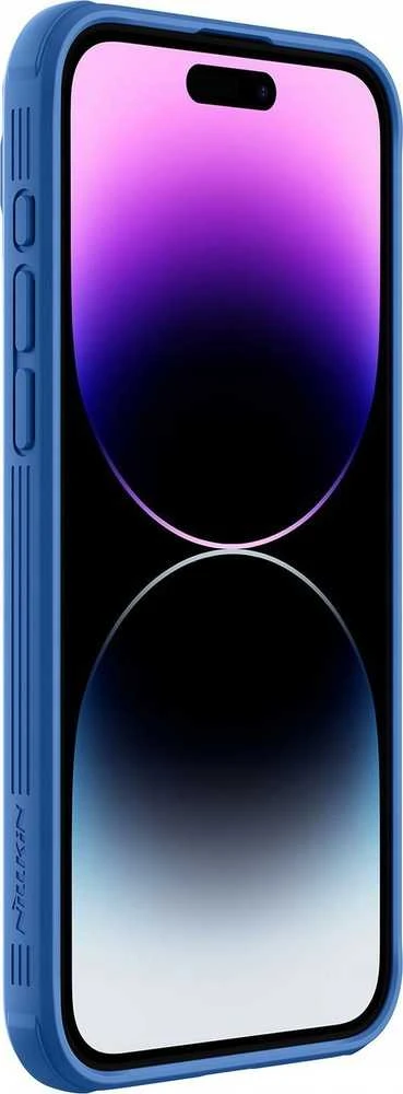 Dėklas Nillkin CamShield Pro Apple iPhone 15 Pro mėlynas