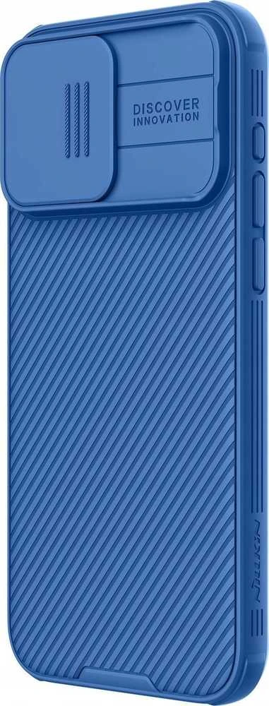 Dėklas Nillkin CamShield Pro Apple iPhone 15 Pro mėlynas