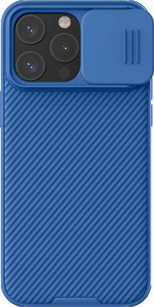 Dėklas Nillkin CamShield Pro Apple iPhone 15 Pro mėlynas