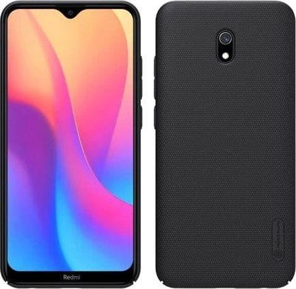 Dėklas NILLKIN matinis SHIELD STIPRESNIS DĖKLO DANGALIS + STOVAS XIAOMI REDMI 8A Juodas