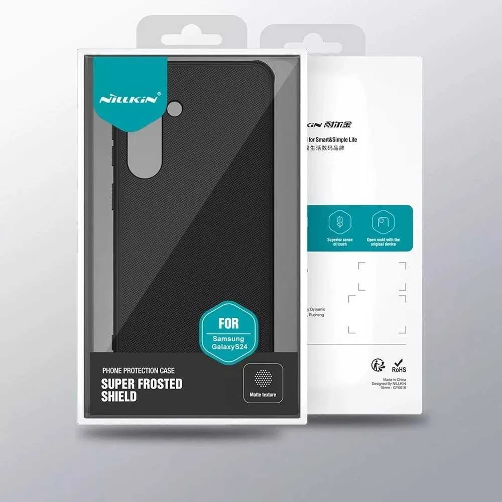 Dėklas Nillkin Super Frosted Shield Pro Samsung S921 S24 juodas