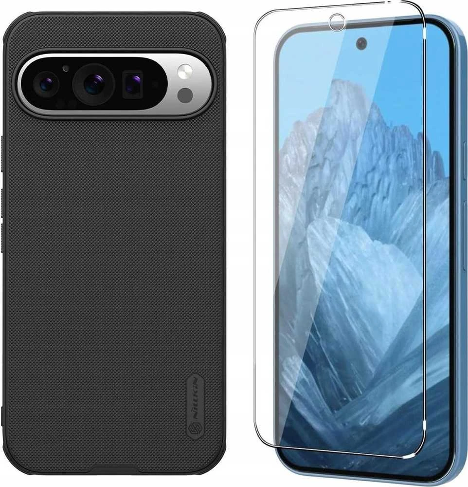 Nillkin Super Frosted PRO Magnetic Google Pixel 9/9 Pro dėklas telefonui juodos spalvos