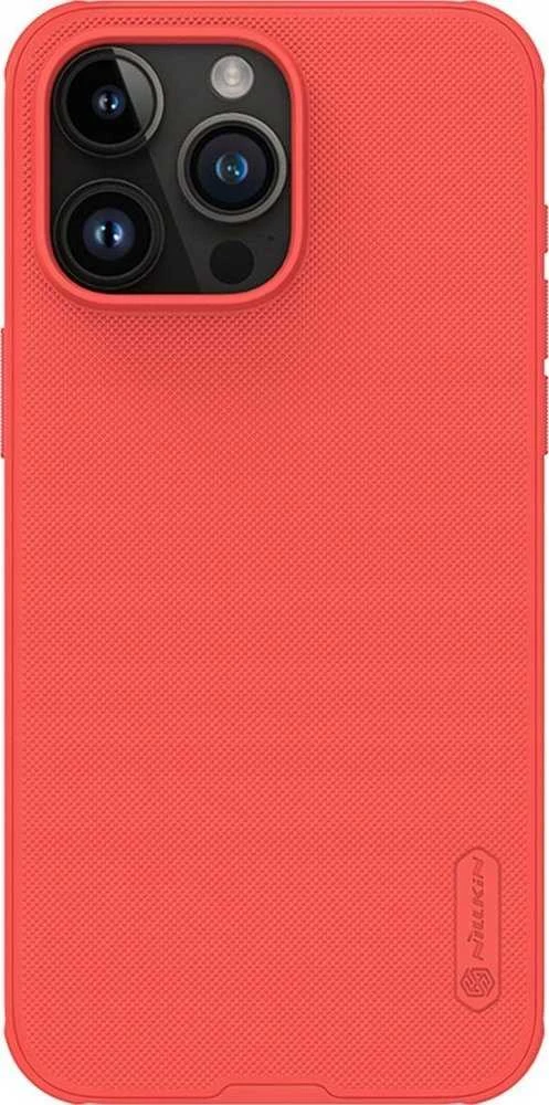 Dėklas Nillkin Super Frosted Shield Pro Apple iPhone 15 Pro Max raudonas