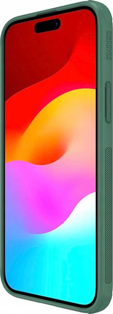 Dėklas Nillkin Super Frosted Shield Pro Apple iPhone 15 Plus žalias