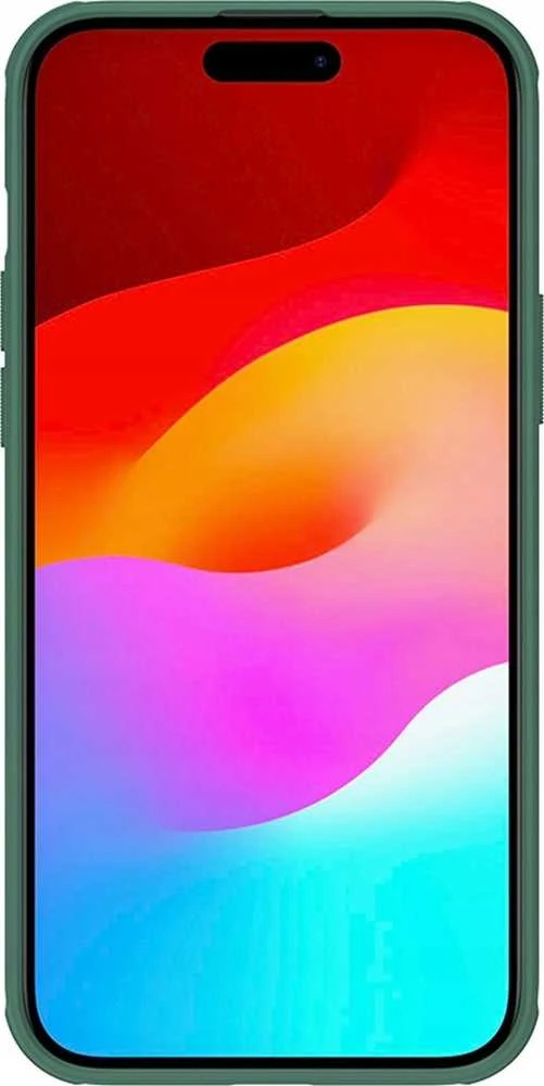 Dėklas Nillkin Super Frosted Shield Pro Apple iPhone 15 Plus žalias