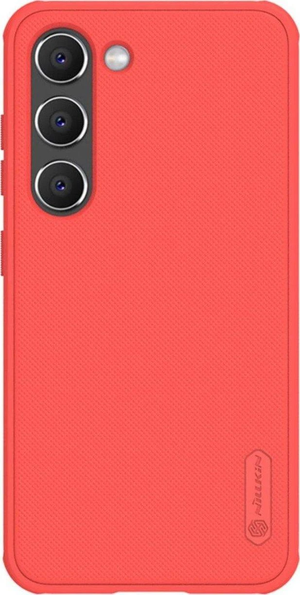 Dėklas Nillkin Super Frosted Shield Pro Samsung S916 S23 Plus 5G raudonas
