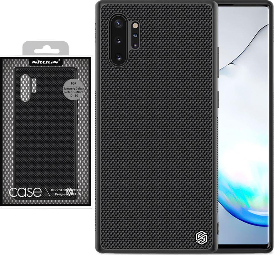 Nillkin Dėklas Nillkin Textured Galaxy Note 10+ - Juodas universalus