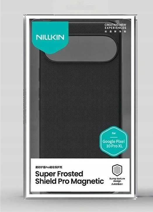 Nillkin Super Frosted PRO Magnetic Back dėklas skirtas Google Pixel 10 Pro XL juodos spalvos