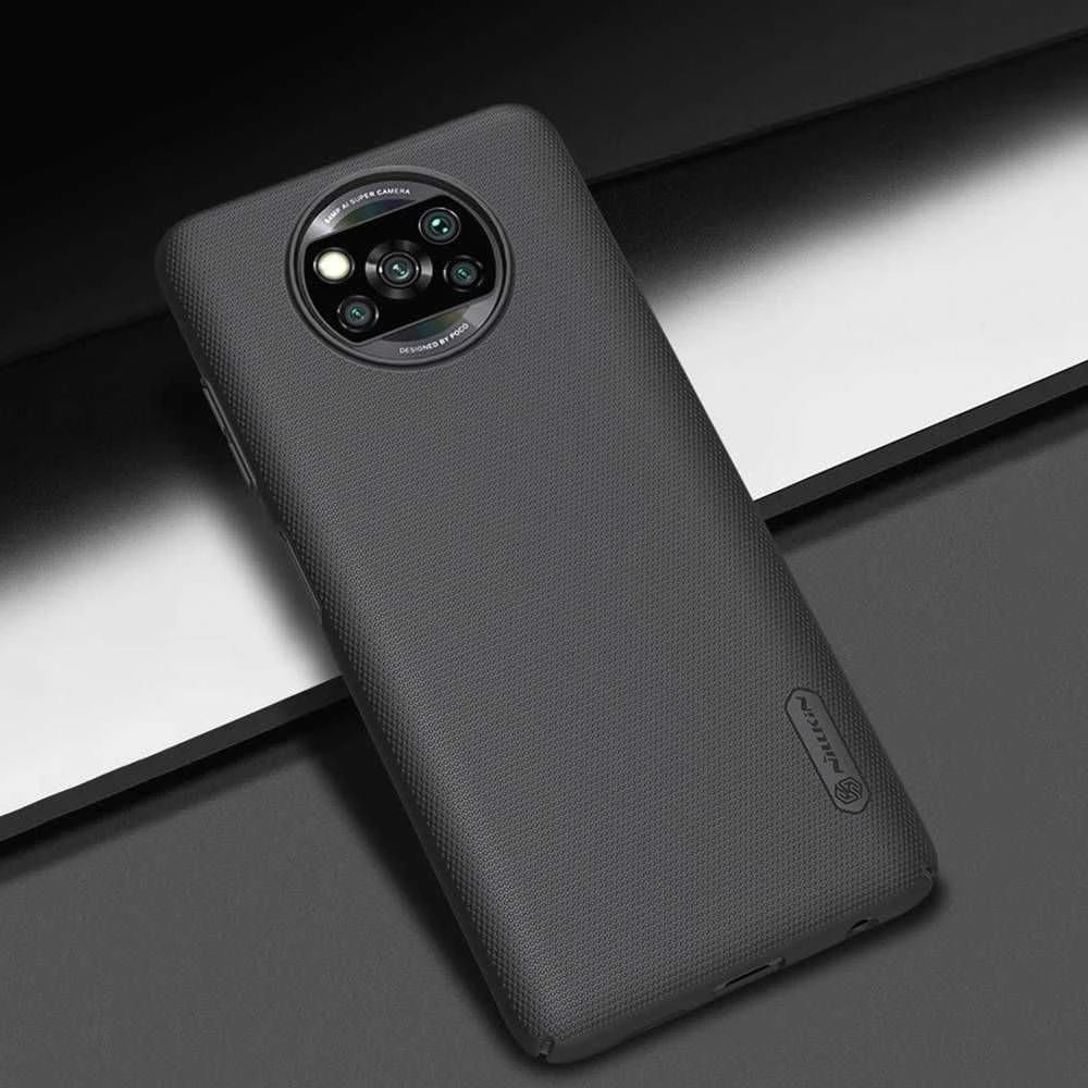 Nillkin Frosted dėklas Xiaomi Poco X3 NFC (mėlynas) universaliam