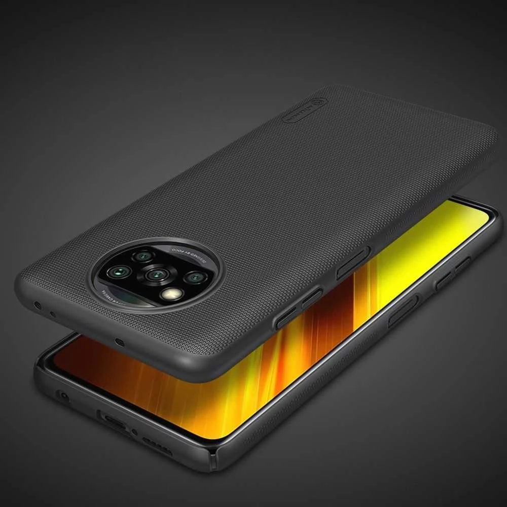 Nillkin Frosted dėklas Xiaomi Poco X3 NFC (mėlynas) universaliam