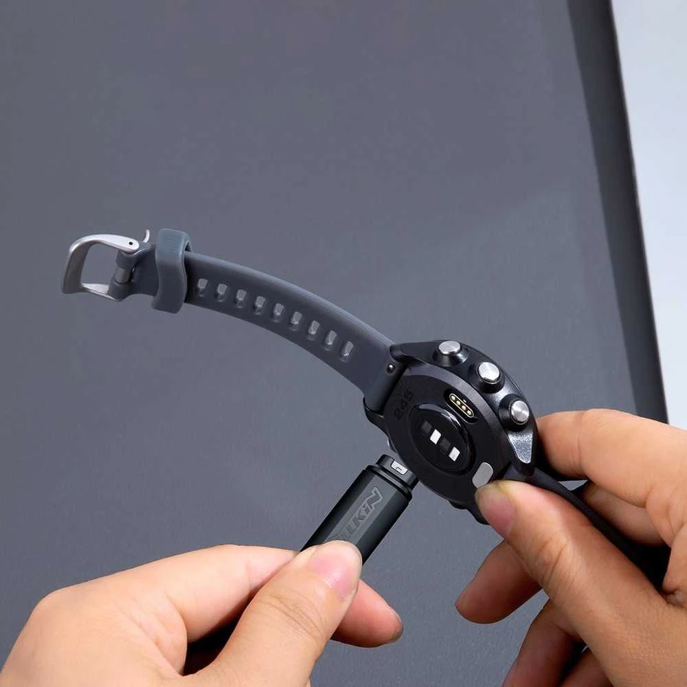 Nillkin Garmin Watch USB įkrovimo laidas (juodas)