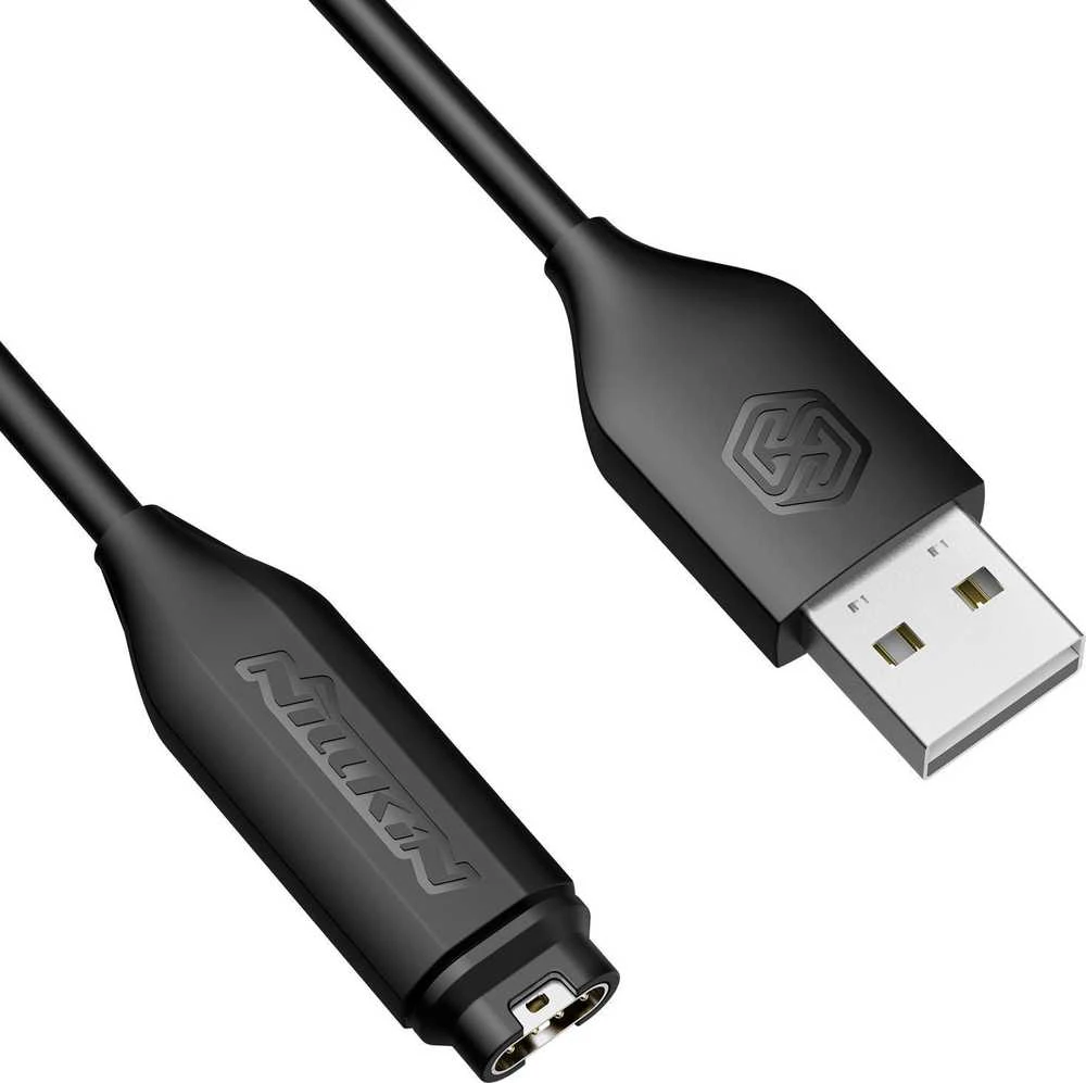 Nillkin Garmin Watch USB įkrovimo laidas (juodas)