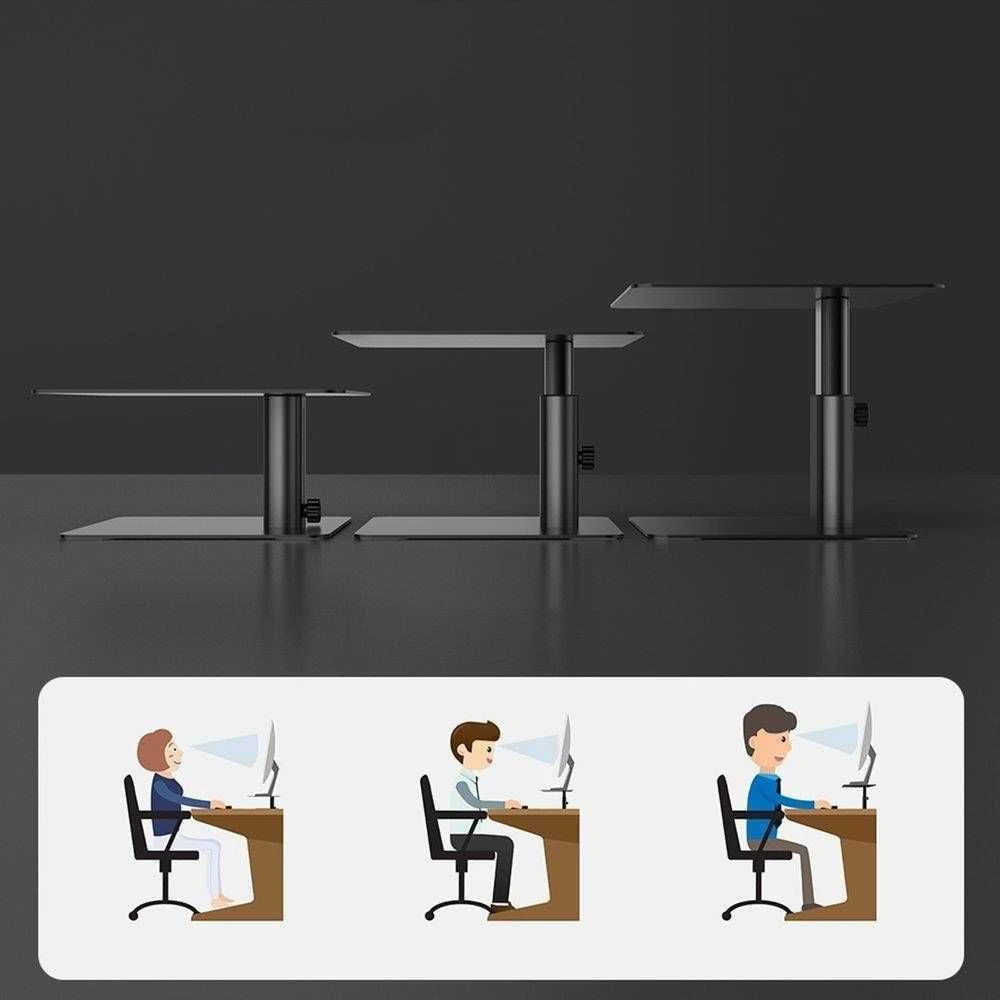 Stovas monitoriui / nešiojamam kompiuteriui Nillkin HighDesk (juodas)
