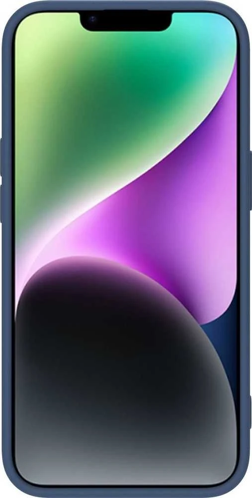 Dėklas Nillkin CamShield Silky Magnetic Silicone Apple iPhone 14 Plus tamsiai mėlynas