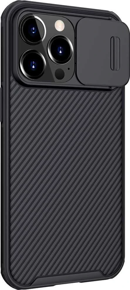 Nillkin CamShield Pro dėklas, skirtas Apple iPhone 13 Pro Max (juodas)