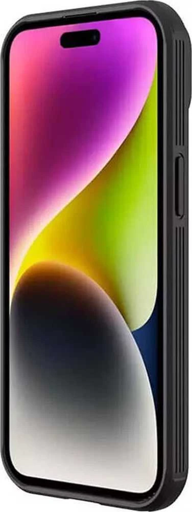 Nillkin CamShield Pro dėklas, skirtas iPhone 15 Plus (juodas)