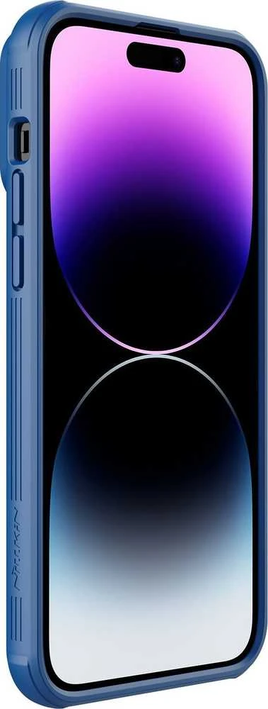 Nillkin CamShield S Apple iPhone 14 Pro Max Armored Camera Protector dėklas telefonui mėlynos spalvos