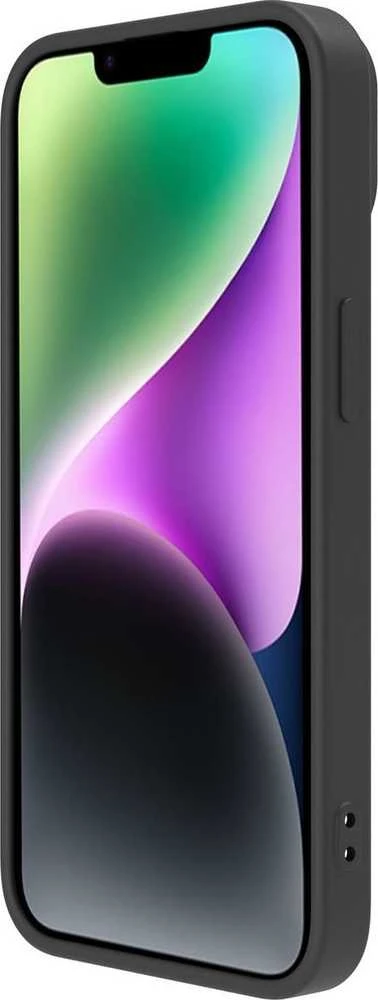 Nillkin CamShield Silky silikoninis Apple iPhone 14 Plus with Camera Protector dėklas telefonui juodos spalvos