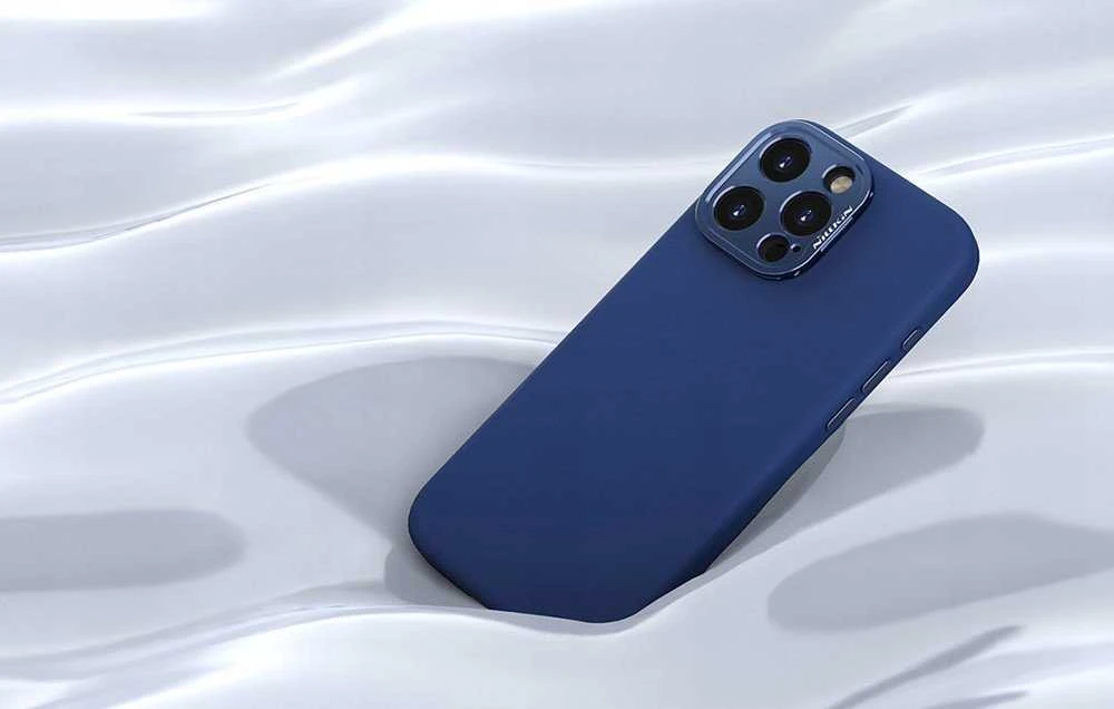Nillkin LensWing magnetinis dėklas Apple iPhone 16 Pro Max (mėlynas)