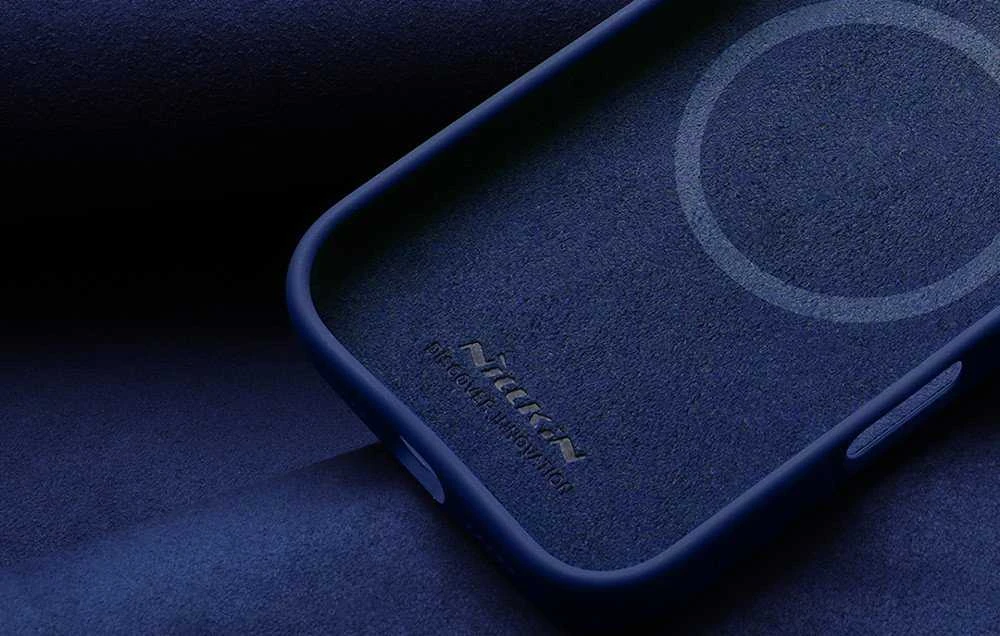Nillkin LensWing magnetinis dėklas Apple iPhone 16 Pro Max (mėlynas)
