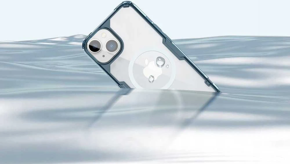 Nillkin Nature TPU Pro magnetinis dėklas, skirtas Apple iPhone 14 Plus (mėlynas)