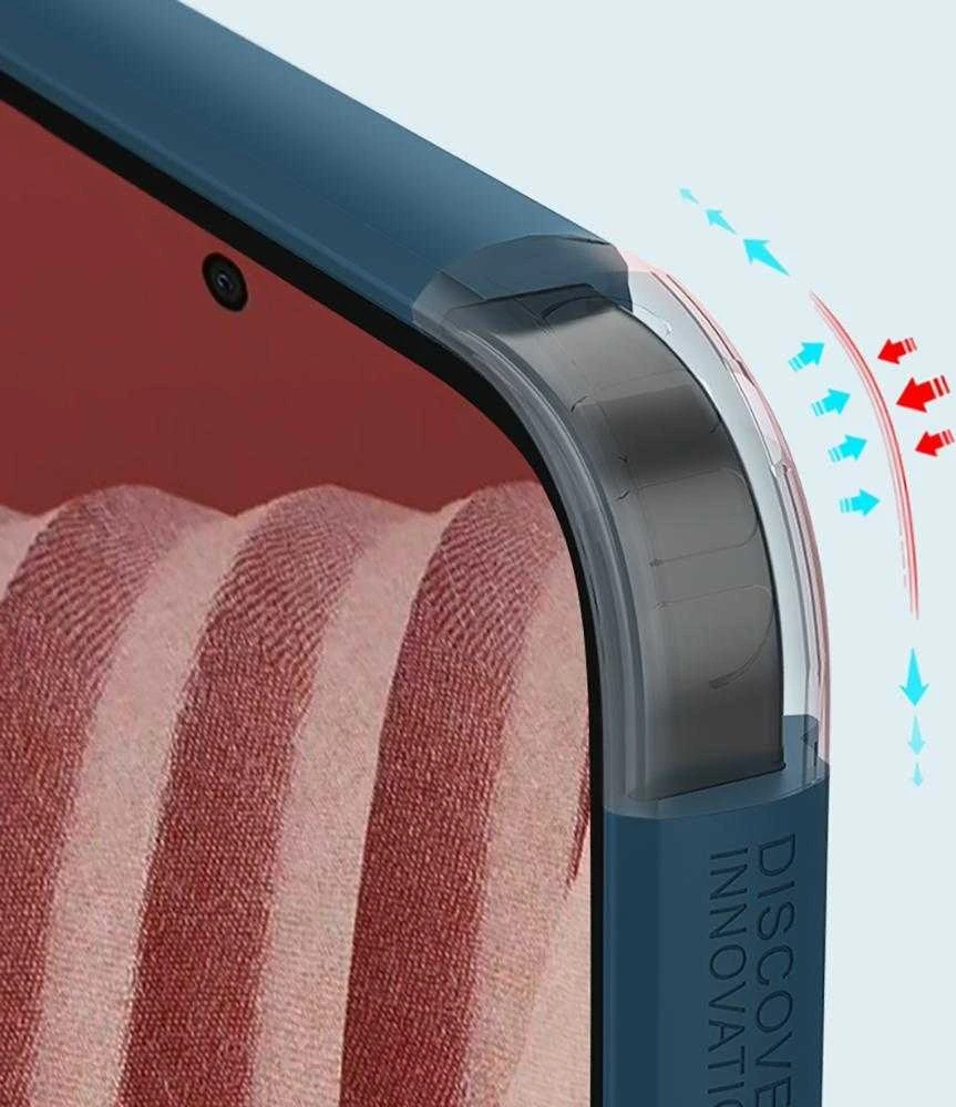 Nillkin Super Frosted Shield Pro durable Samsung Galaxy A73 dėklas telefonui raudonos spalvos