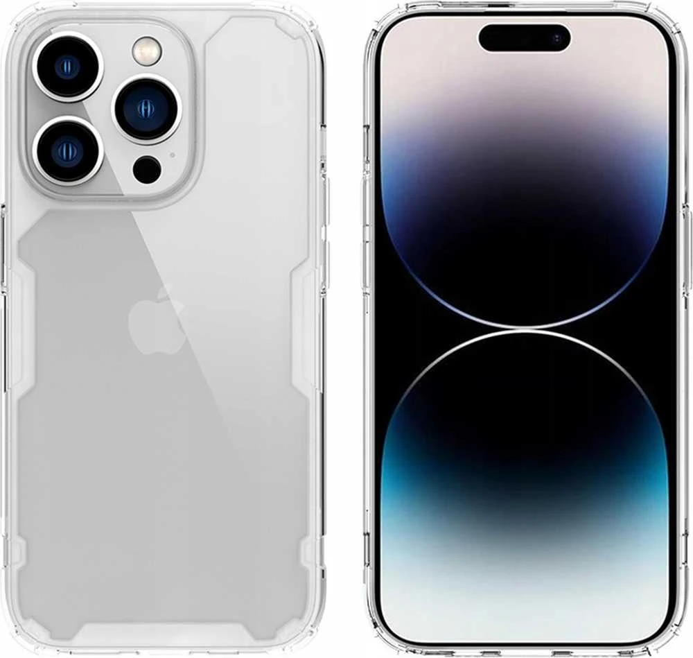Nillkin Nature TPU Pro dėklas, skirtas Apple iPhone 14 Pro (baltas)