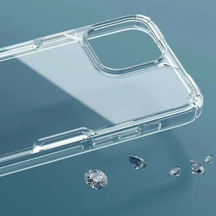 Nillkin Nature TPU Pro dėklas, skirtas Apple iPhone 14 Pro (baltas)