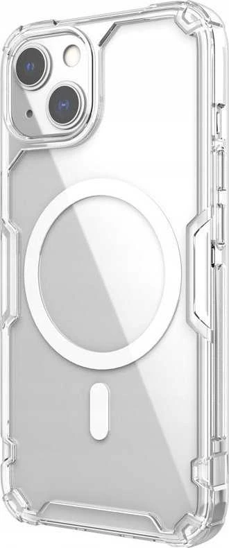 Nillkin Nature TPU Pro magnetinis dėklas, skirtas Apple iPhone 14 Plus (baltas)